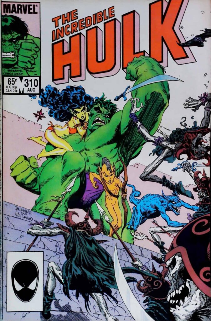 Incredible Hulk #310, vue de l'exemplaire