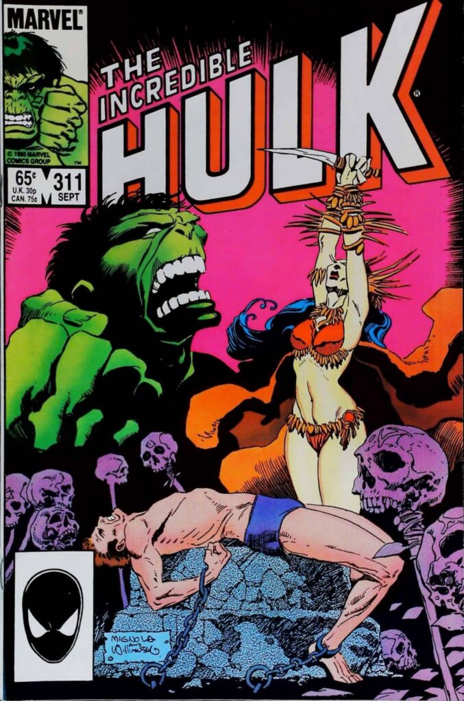 Incredible Hulk #311, vue de l'exemplaire