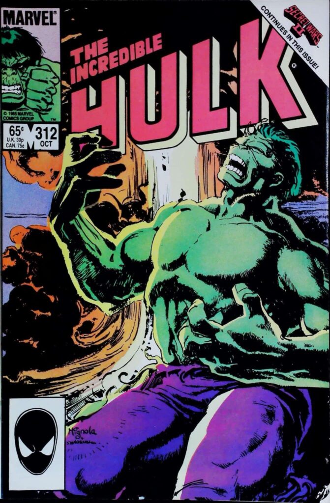 Incredible Hulk #312, vue de l'exemplaire