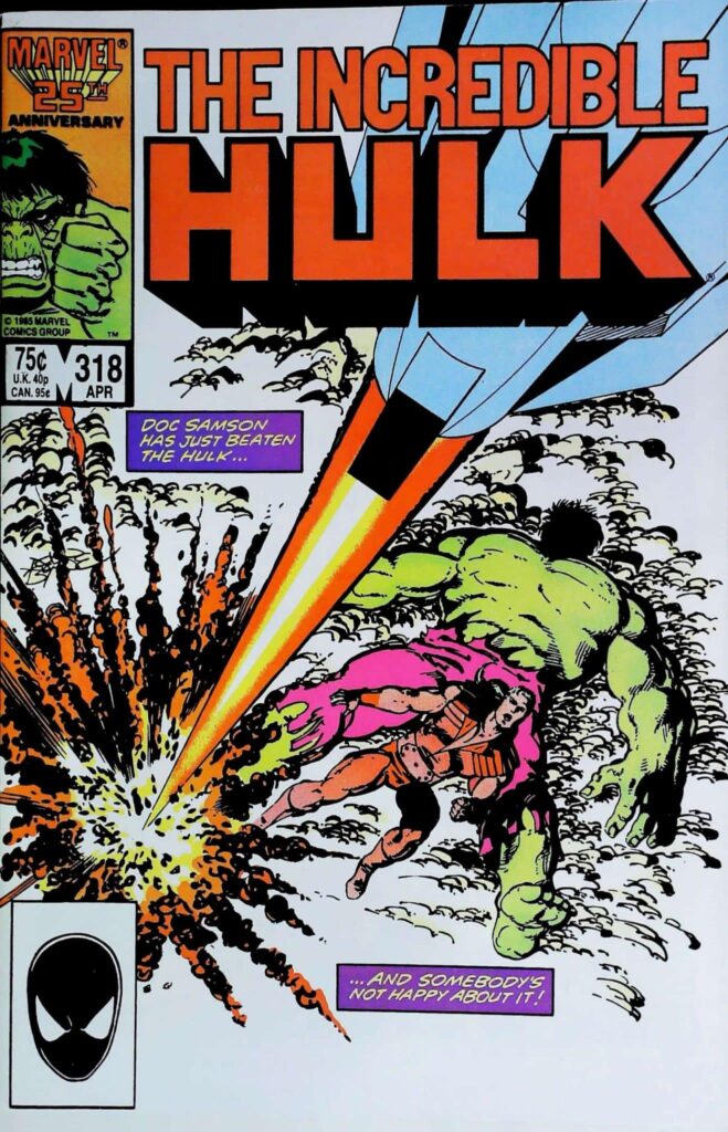 Incredible Hulk #318, vue de l'exemplaire
