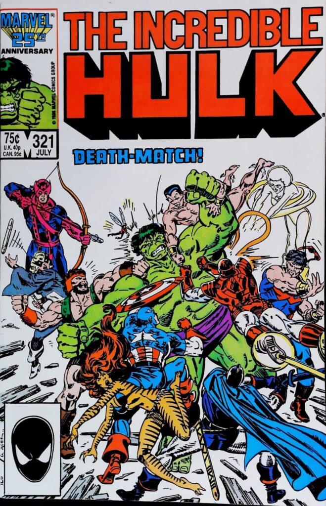 Incredible Hulk #321, vue de l'exemplaire
