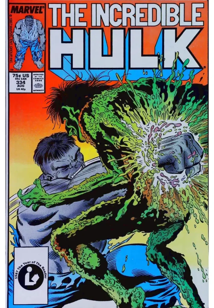 Incredible Hulk #334, exemplaire VF 8.0, recto