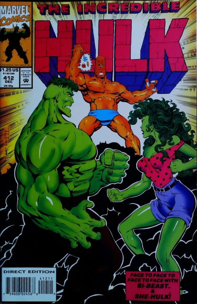 Incredible Hulk #412, vue de l'exemplaire
