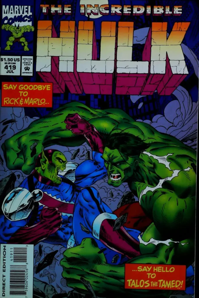 Incredible Hulk #419, vue de l'exemplaire
