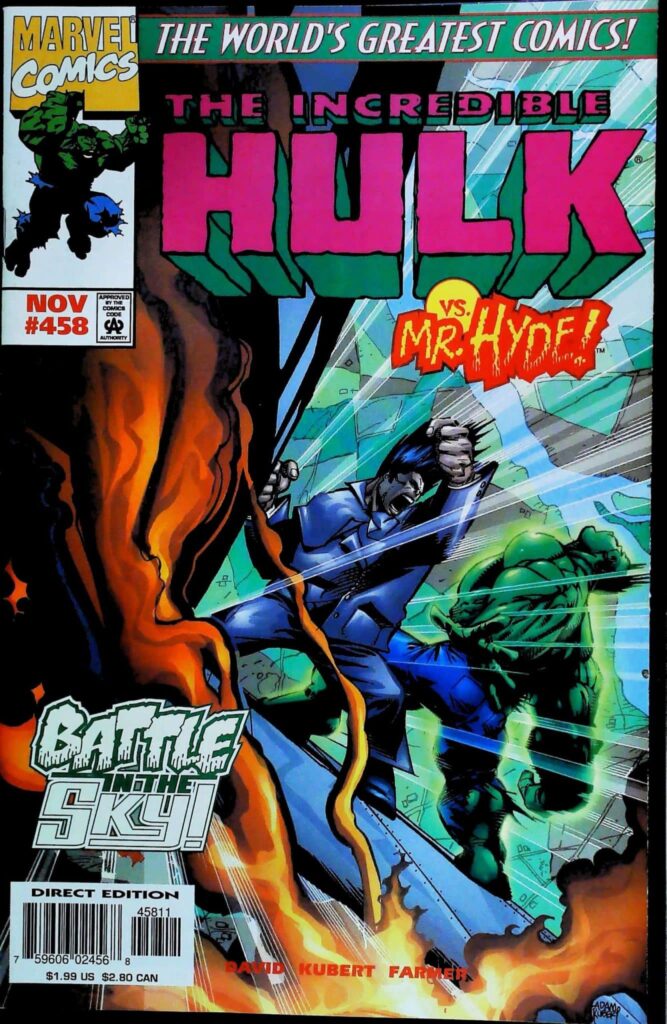 Incredible Hulk #458, vue de l'exemplaire