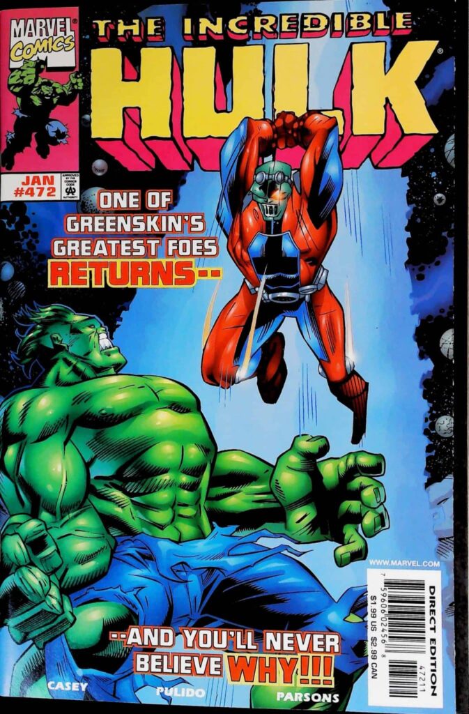 Incredible Hulk #472, vue de l'exemplaire