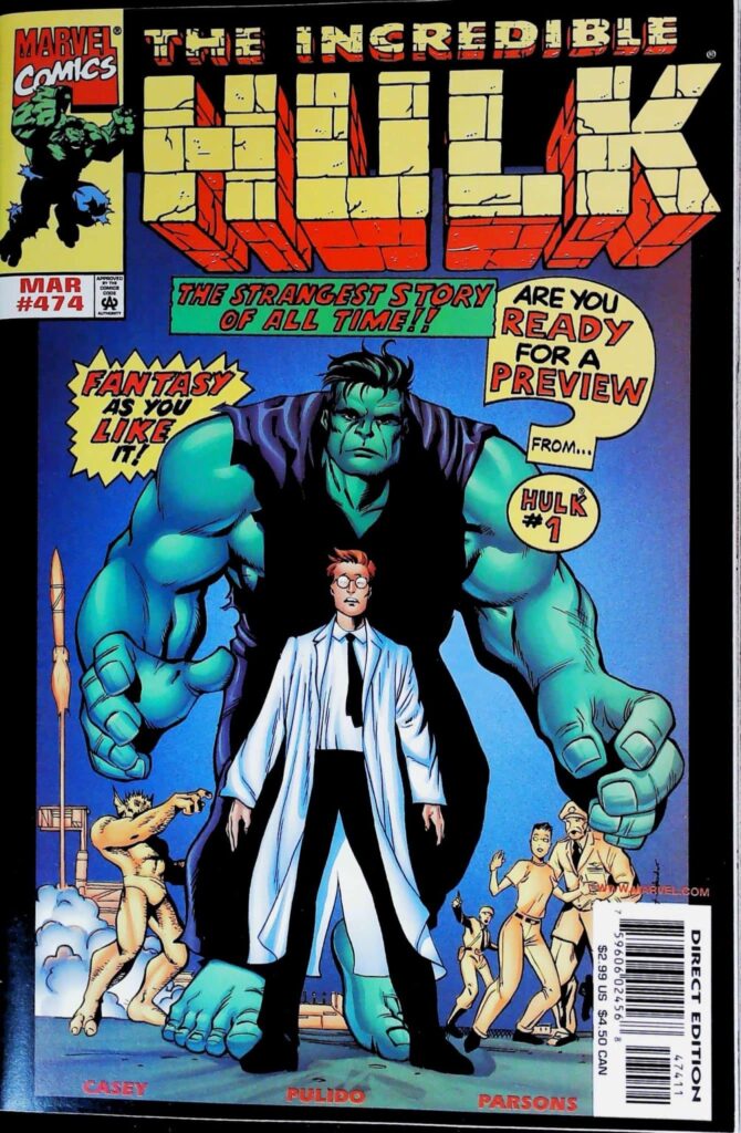 Incredible Hulk #474, vue de l'exemplaire