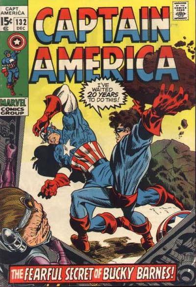 Captain America #132, couverture