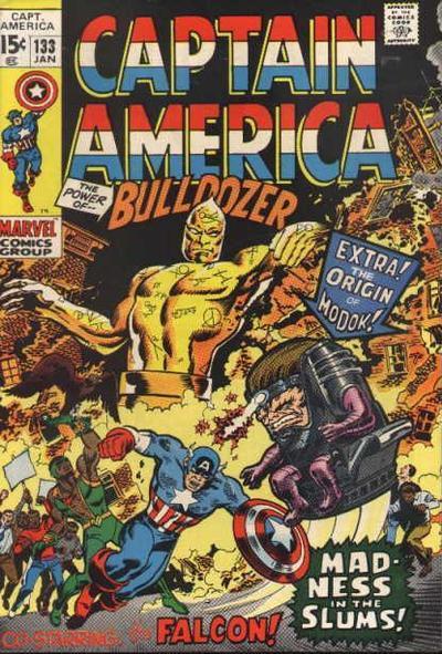 Captain America #133, couverture