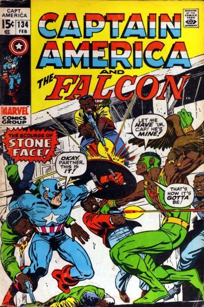 Captain America #134, couverture
