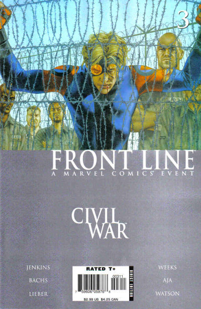 Civil War: Front Line #3, couverture