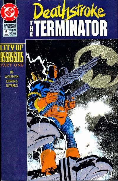 Deathstroke The Terminator #6-9 - City Of Assassins - Complete Set, couverture