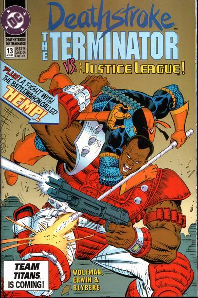 Deathstroke The Terminator #13, couverture