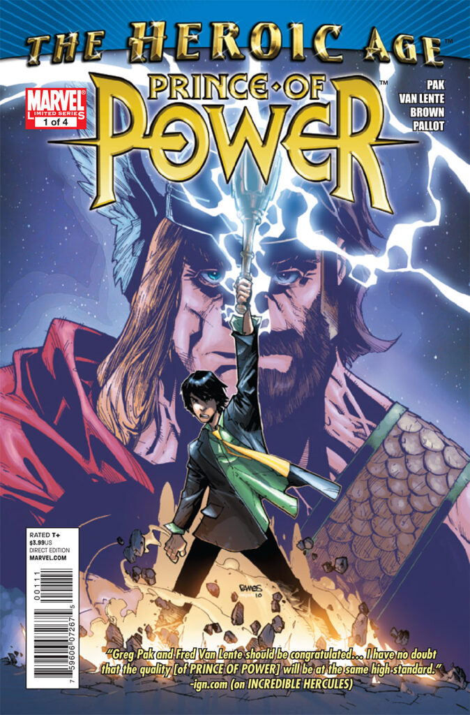 Heroic Age: Prince Of Power #1-4 - Complete Set, couverture