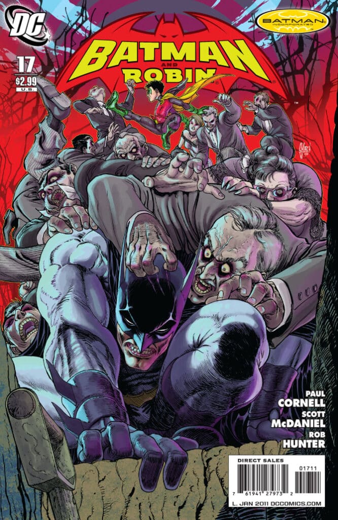 Batman And Robin #17, couverture