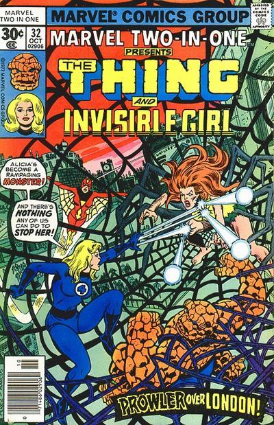 Marvel Two-In-One #32, couverture