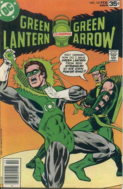 Green Lantern #101, couverture