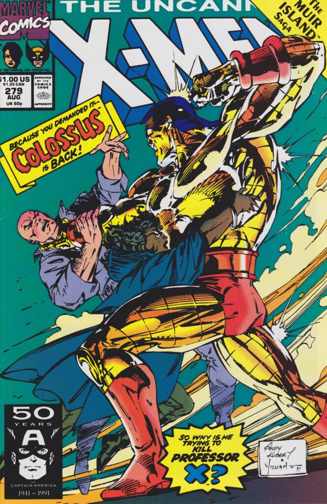Uncanny X-Men #279, couverture