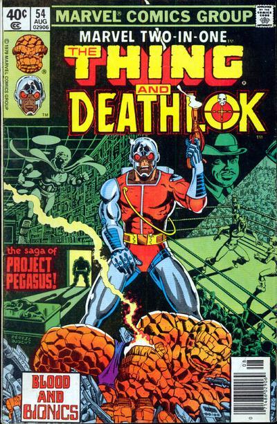 Marvel Two-In-One #54, couverture