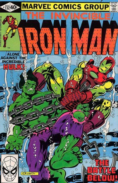 Iron Man #132, couverture