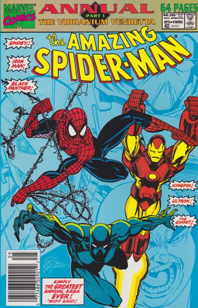 Amazing Spider-Man Annual #25, couverture