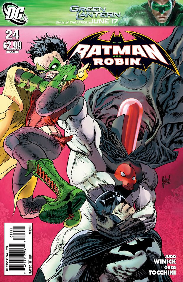 Batman And Robin #24, couverture