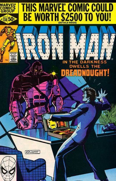 Iron Man #138, couverture