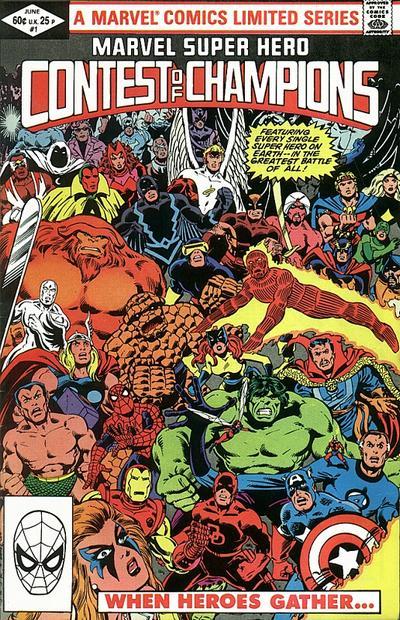 Marvel Super Hero Contest Of Champions #1, couverture