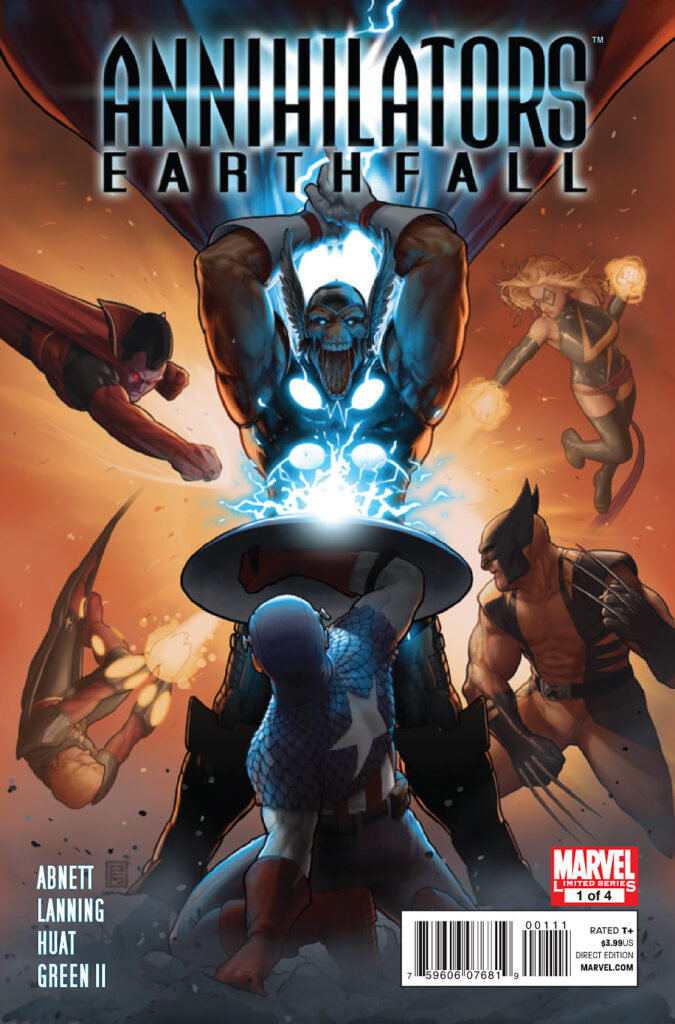 Annihilators: Earthfall #1-4 - Complete Set, couverture