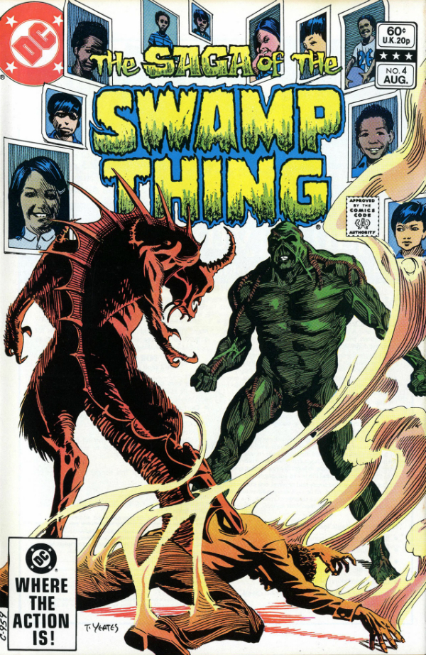 Saga Of Swamp Thing #4, couverture