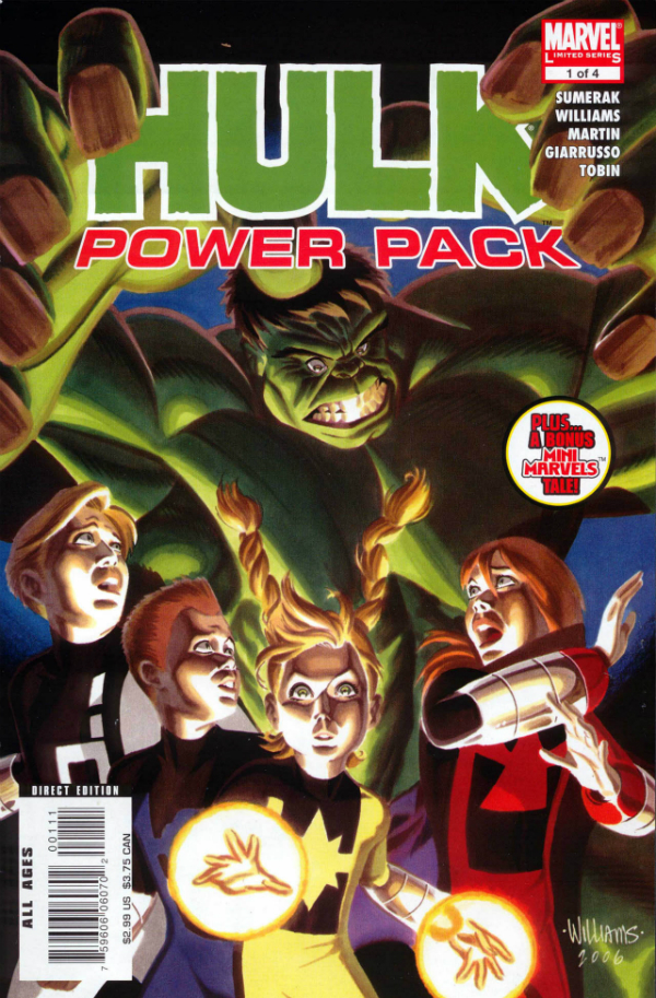 Hulk And Power Pack #1-4 - Complete Set, couverture