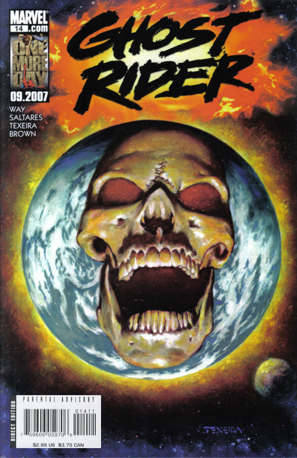 Ghost Rider #14, couverture