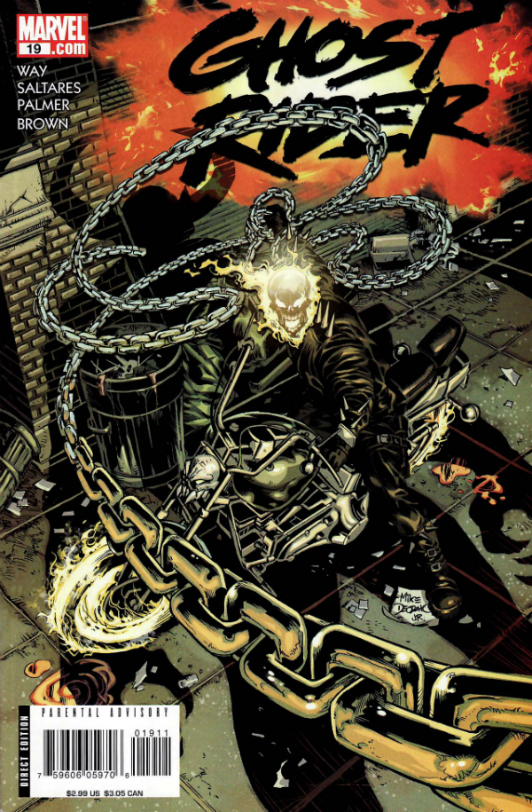 Ghost Rider #19, couverture