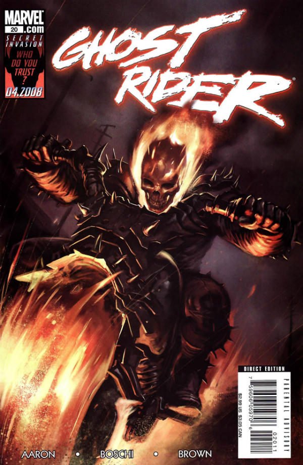 Ghost Rider #20, couverture