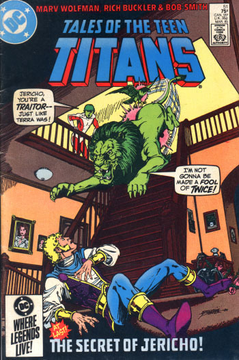Tales Of The Teen Titans #51, couverture