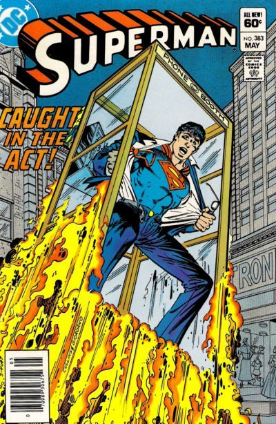 Superman #383, couverture