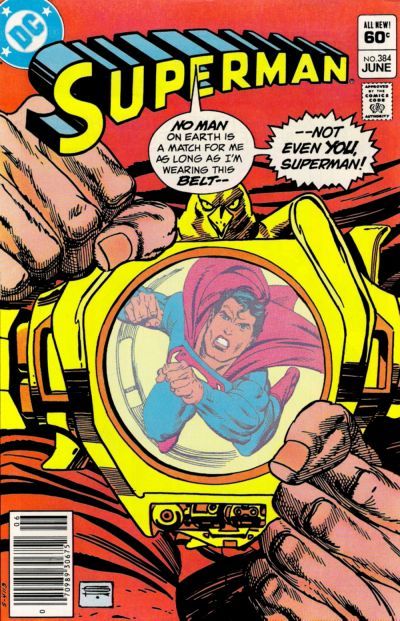 Superman #384, couverture