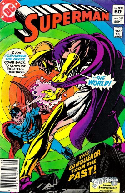 Superman #387, couverture