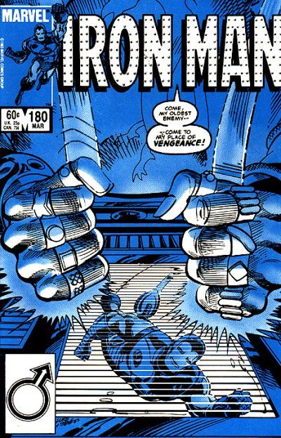 Iron Man #180, couverture
