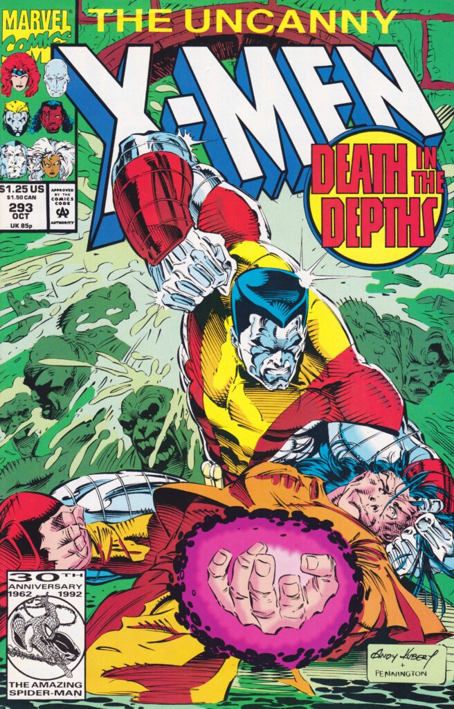 Uncanny X-Men #293, couverture