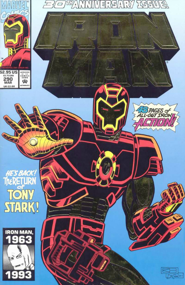 Iron Man #290, couverture