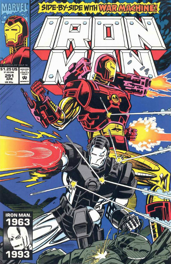 Iron Man #291, couverture