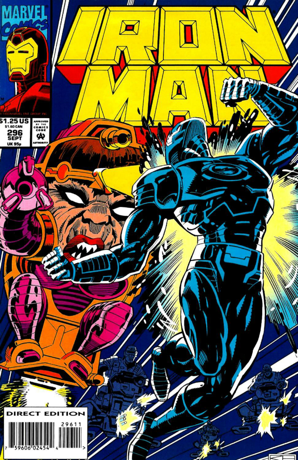 Iron Man #296, couverture