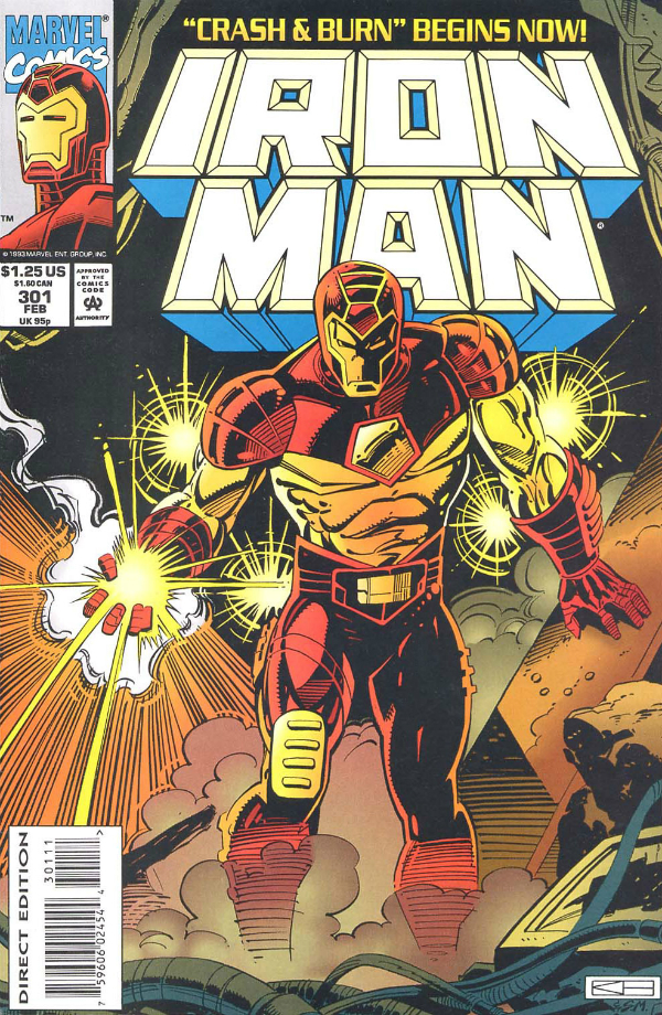 Iron Man #301, couverture