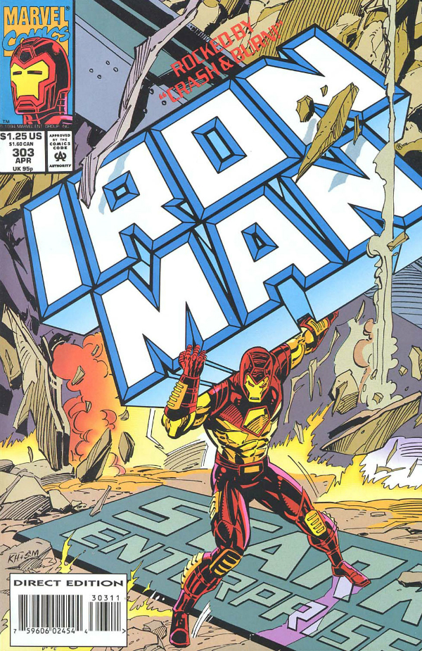 Iron Man #303, couverture