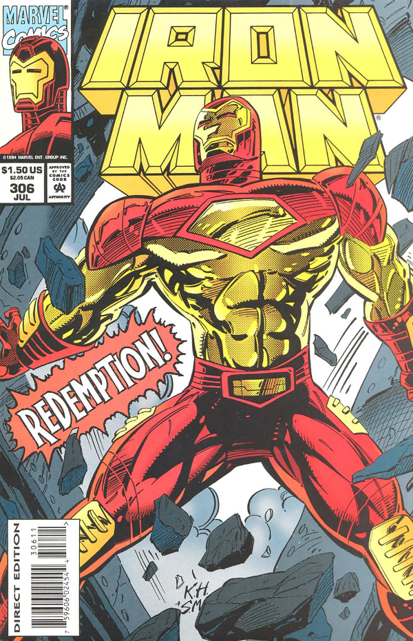 Iron Man #306, couverture