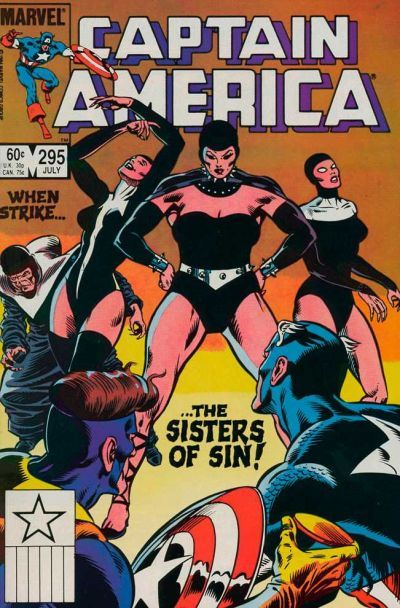 Captain America #295, couverture