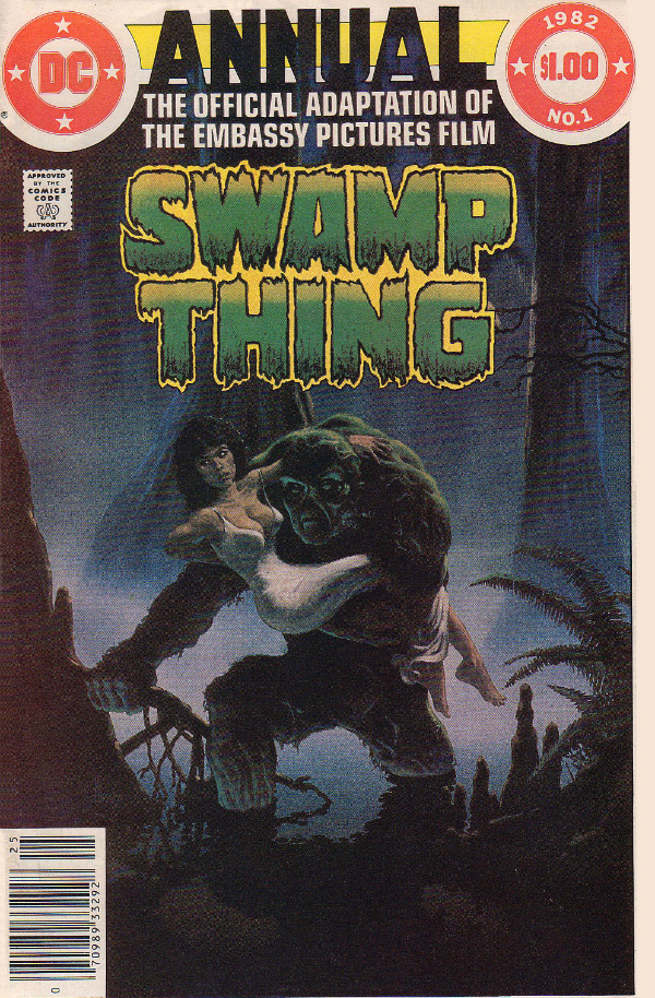 Saga Of Swamp Thing Annual #1, couverture