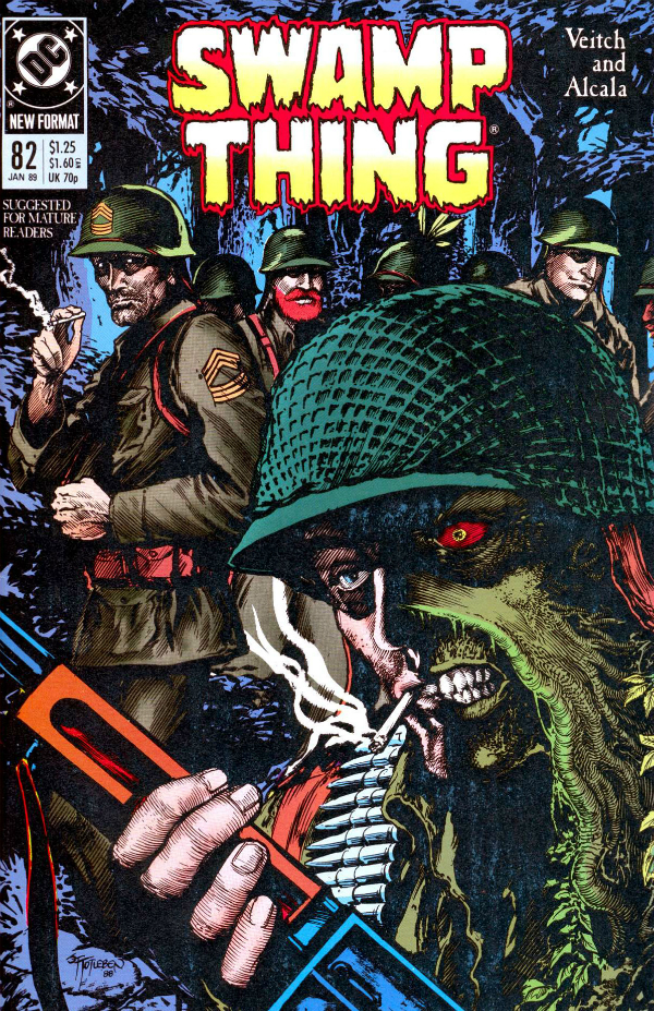 Swamp Thing #82, couverture