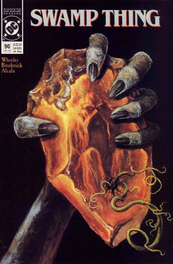 Swamp Thing #90, couverture